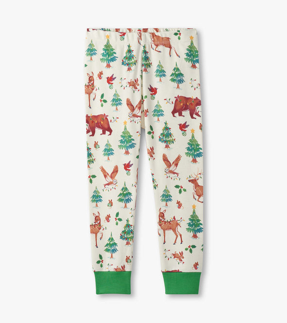 Hatley Holiday Animals Organic Cotton Pyjamas
