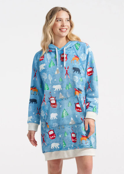 Little Blue House Vintage Ski Fleece Hoodie