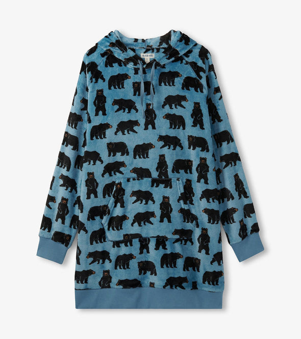 Little Blue House Wild Bears Adult Fleece Hoodie