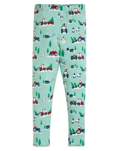 Frugi Festive Farm Libby Printed Leggings