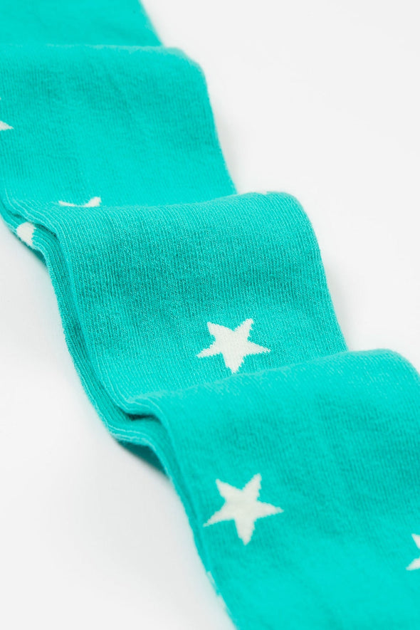 Frugi Pacific Aqua/Stars Norah Tights