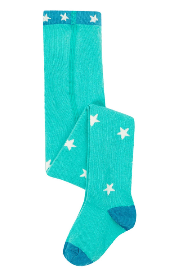 Frugi Pacific Aqua/Stars Norah Tights