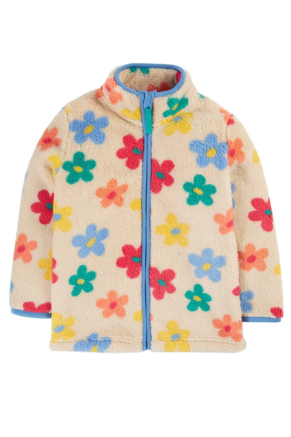 Frugi Flower Pop Ted Fleece Jacket