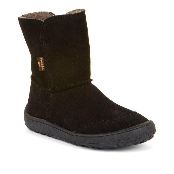 Froddo Black Barefoot Waterproof Suede Boots