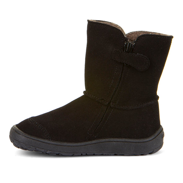 Froddo Black Barefoot Waterproof Suede Boots