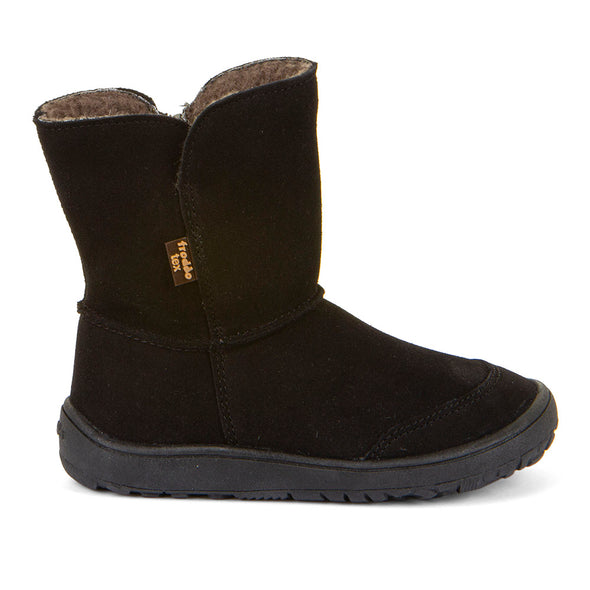 Froddo Black Barefoot Waterproof Suede Boots