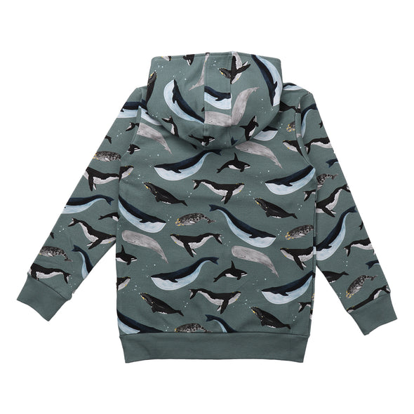 Walkiddy The Great Whales Zip Hoodie