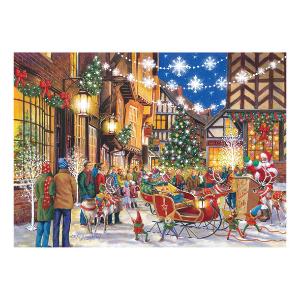 Bigjigs House of Puzzles Santa Switch On BIG 500 Piece Jigsaw Puzzle