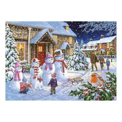 Bigjigs House of Puzzles Snow Family Big 250 Piece Puzzle