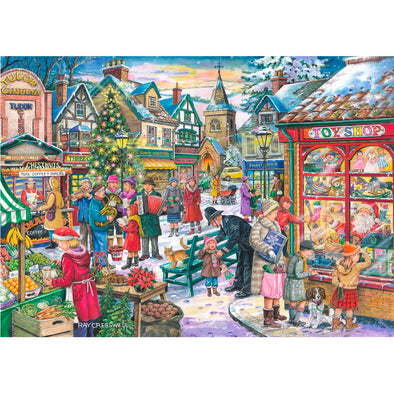 Bigjigs House of Puzzles Window Shopping BIG 500 Piece Jigsaw Puzzle