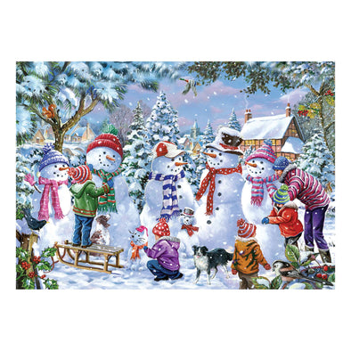 Bigjigs House of Puzzles Seven Silly Snowmen 1000 piece