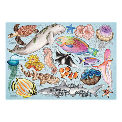 Bigjigs House of Puzzles Great Barrier Reef 150 Piece Mini Puzzle