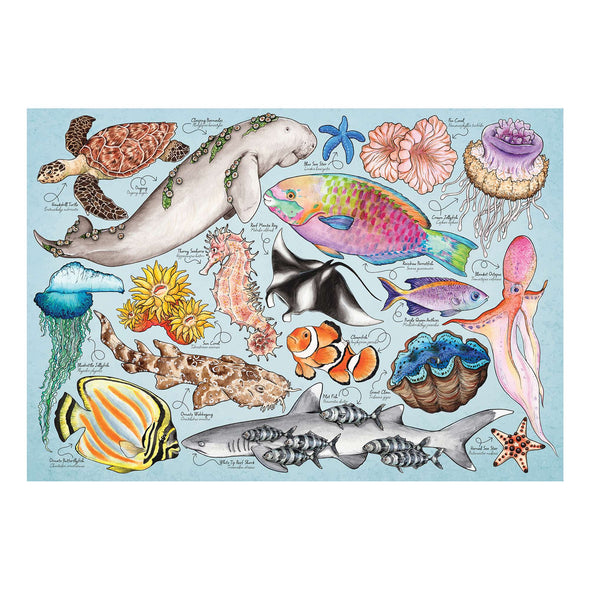 Bigjigs House of Puzzles Great Barrier Reef 150 Piece Mini Puzzle