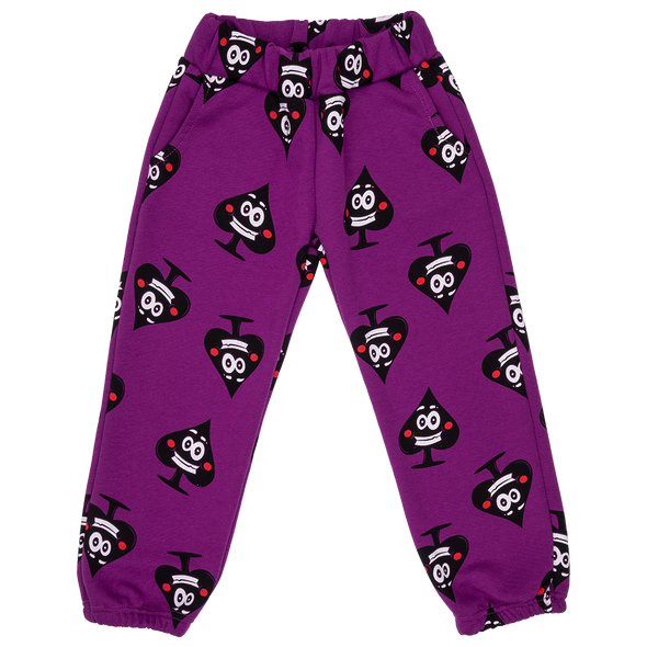 Raspberry Republic Ace of Spades Purple Sweatpants