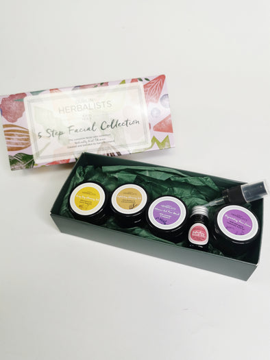 Dublin Herbalists Five Step Facial Collection