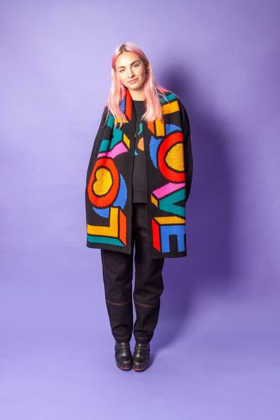 Miss Pom Pom x Tatty Devine Love Scarf