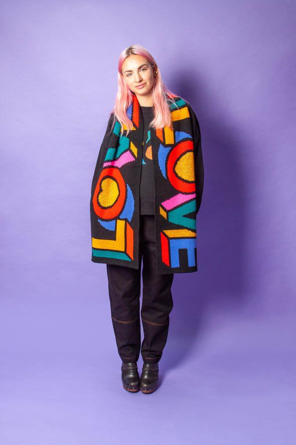 Miss Pom Pom x Tatty Devine Love Scarf