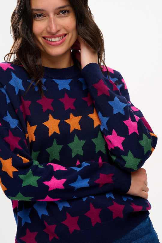 Sugarhill Brighton Multi Large Star Repeat Annalee Jumper