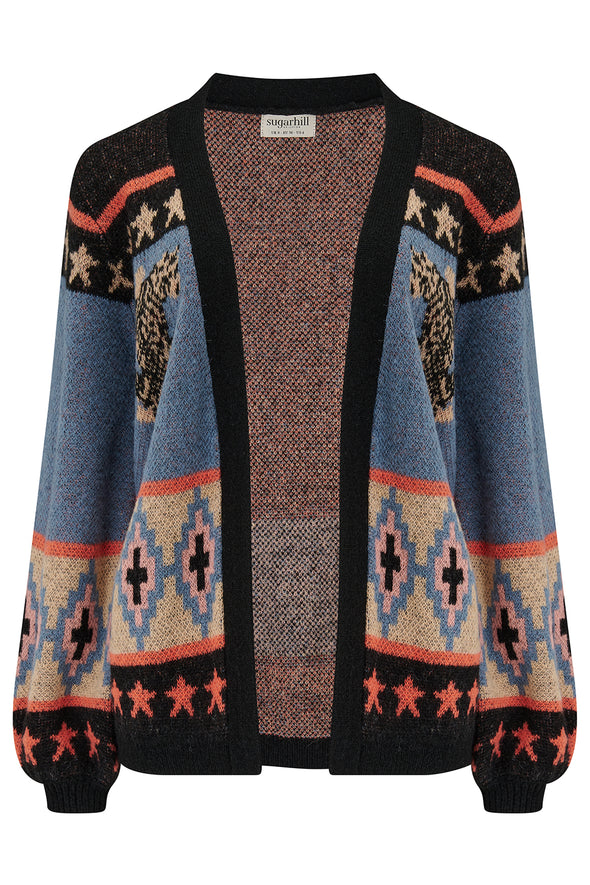 Sugarhill Brighton Yvette Climbing Tigers Cardigan