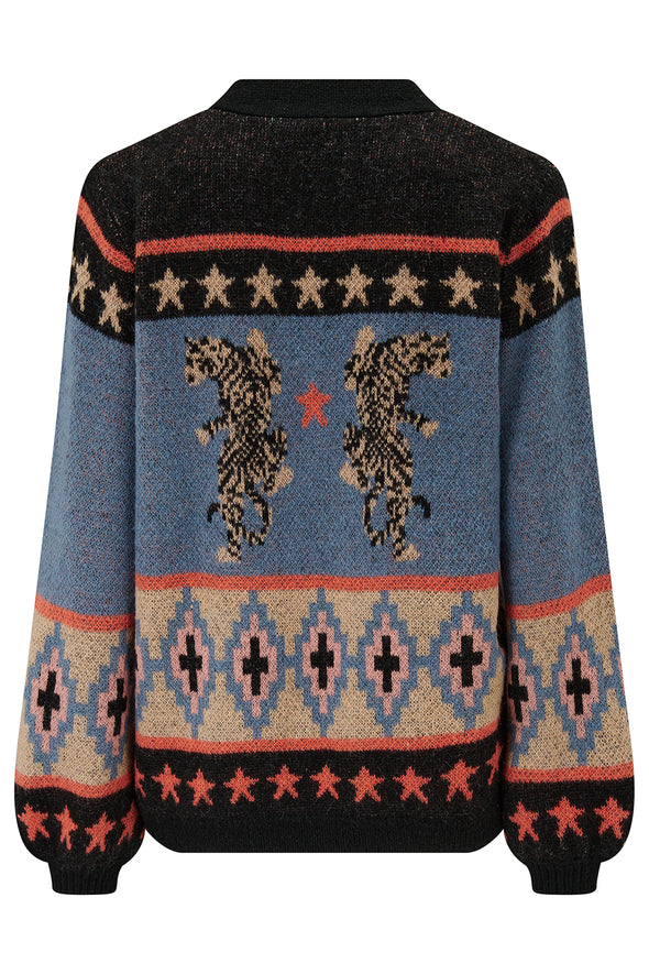 Sugarhill Brighton Yvette Climbing Tigers Cardigan