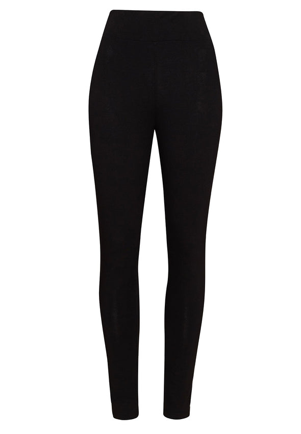 Greenbomb Women's Black High Waisted Leggings