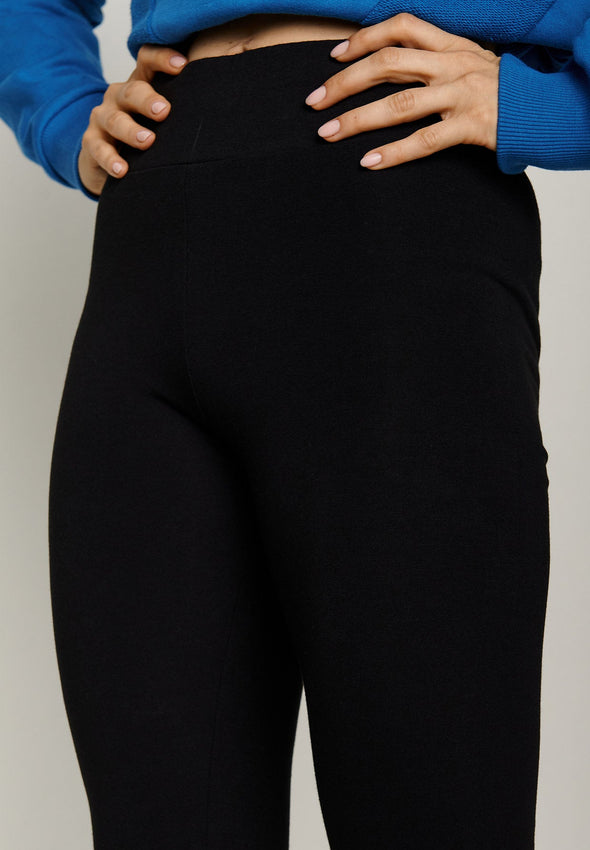 Greenbomb Women's Black High Waisted Leggings