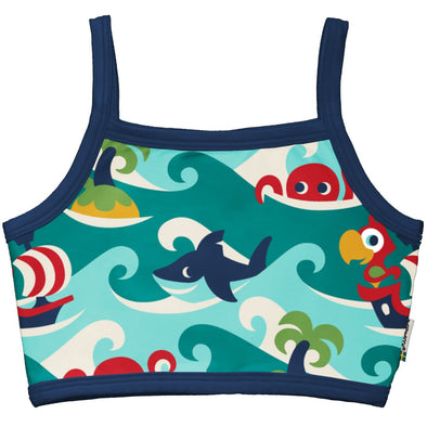 Maxomorra Tropical Ocean Bikini Top