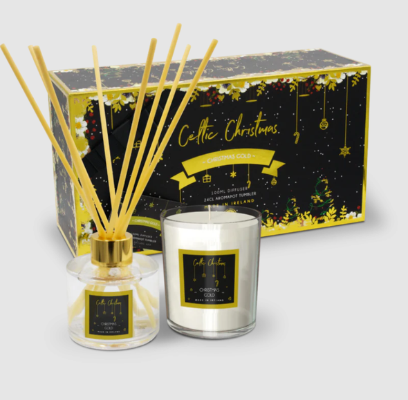 Celtic Candles Gold Mini Gift Set