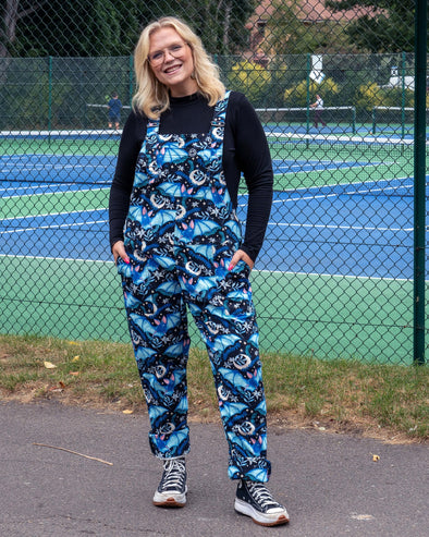 Rebel Romance Night Flight Bat Twill Dungarees