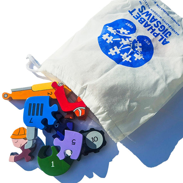 Alphabet Jigsaws Number Digger