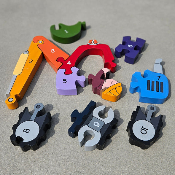 Alphabet Jigsaws Number Digger