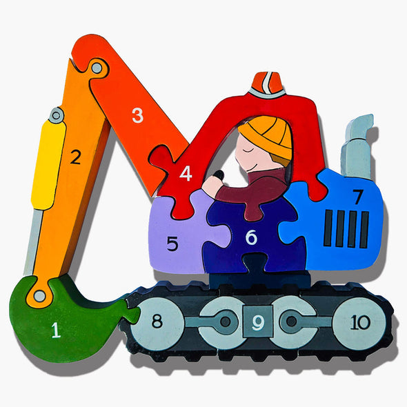 Alphabet Jigsaws Number Digger