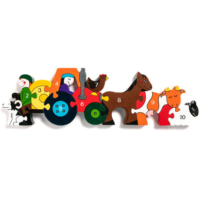 Alphabet Jigsaws Number Farm Jigsaw