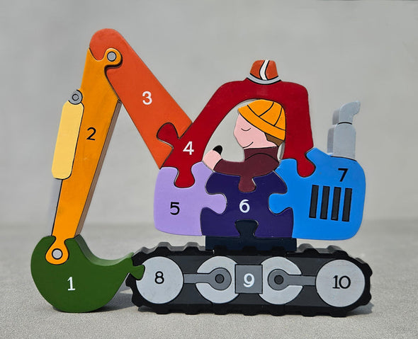 Alphabet Jigsaws Number Digger