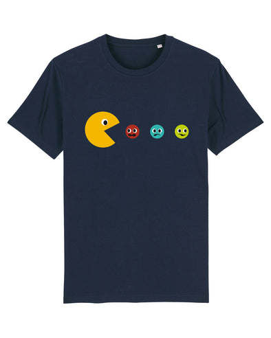 Wat? Apparel Men's Pacman T-Shirt French Navy