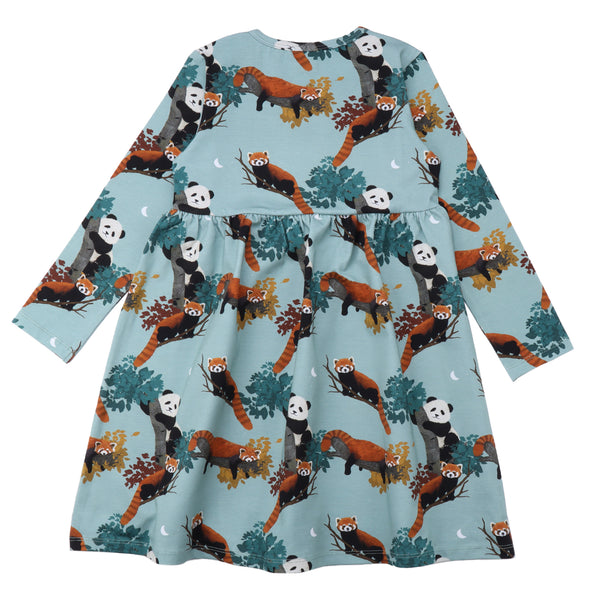 Walkiddy Panda Friends Long Sleeved Spin Dress
