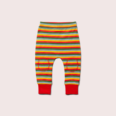 Little Green Radicals Rainbow Knee Patch Joggers