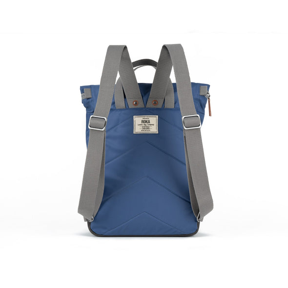 Roka Canfield B Burnt Blue Recycled Nylon Backpack - Medium