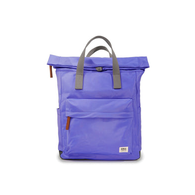 Roka Canfield B Simple Purple Recycled Nylon Backpack - Medium