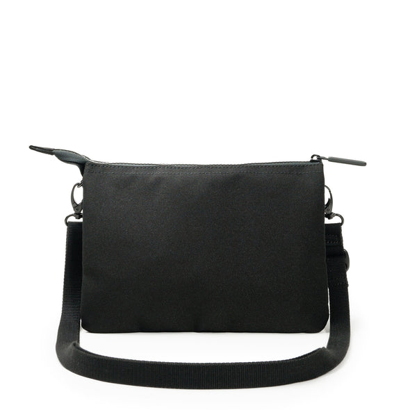 Roka Carnaby All Black Recycled Canvas Crossbody - XL