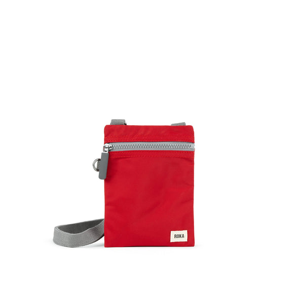 Roka Chelsea Cranberry Recycled Nylon Pocket Sling