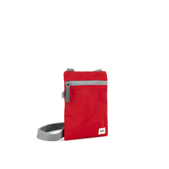 Roka Chelsea Cranberry Recycled Nylon Pocket Sling