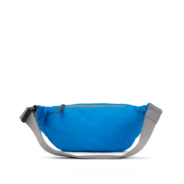 Roka Jubilee Neon Blue Recycled Nylon Hip Bag