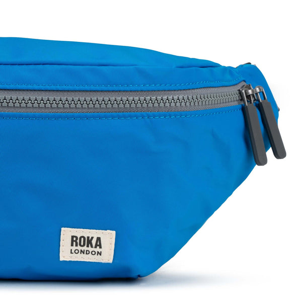 Roka Jubilee Neon Blue Recycled Nylon Hip Bag