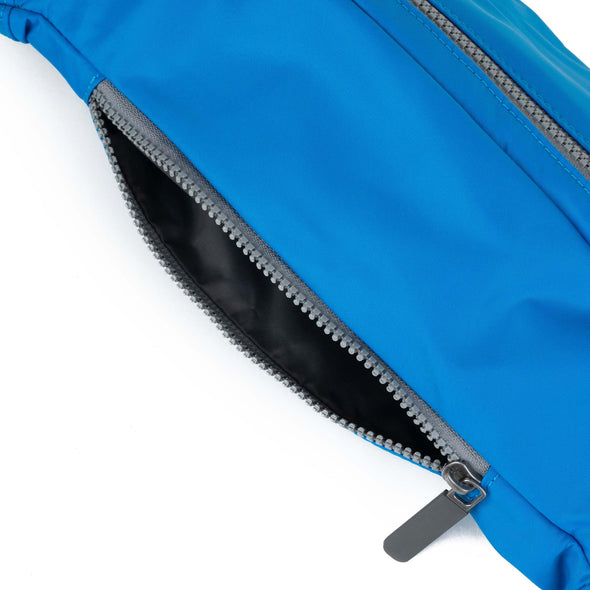 Roka Jubilee Neon Blue Recycled Nylon Hip Bag