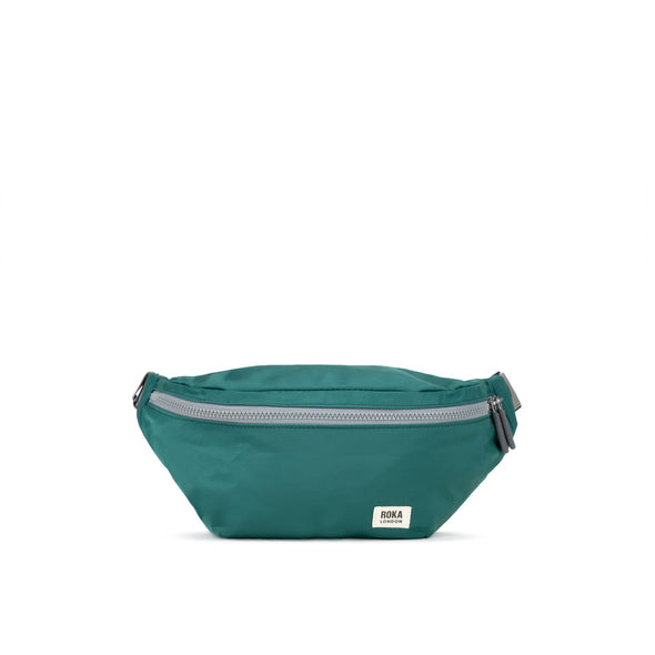 Roka Jubilee Teal Recycled Nylon Hip Bag