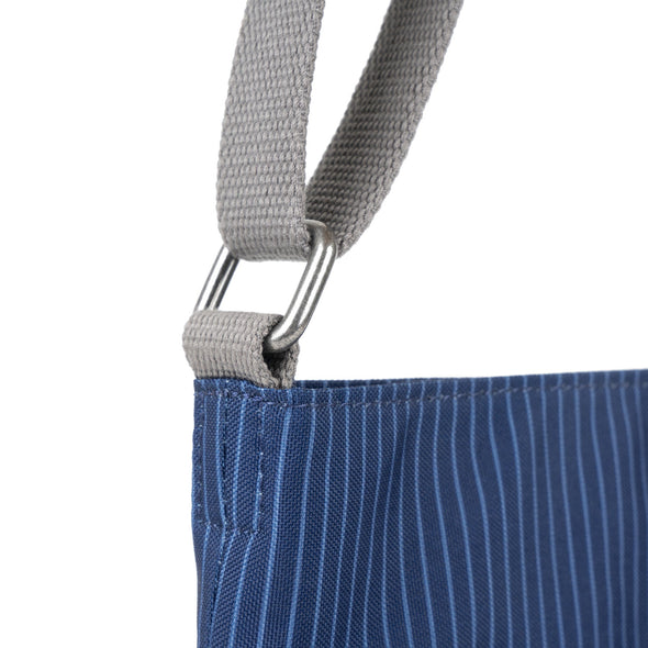 Roka Kennington Denim Dark Wash Recycled Canvas Crossbody Bag - Medium