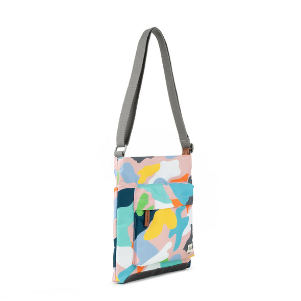 Roka Kennington B Mellow Camo Recycled Canvas Crossbody Bag - Medium