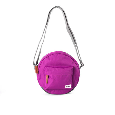 Roka Paddington B Violet Recycled Canvas Crossbody Bag - Small