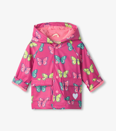 Hatley Bold Butterflies Snap Lined Raincoat